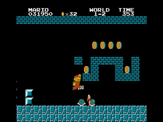 Screenshot for Super Mario Bros. on NES