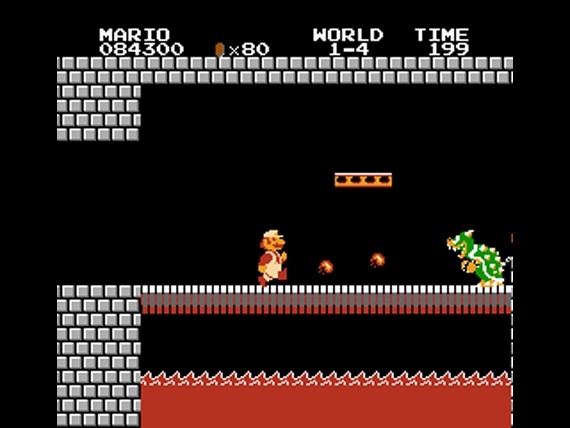 Screenshot for Super Mario Bros. on NES