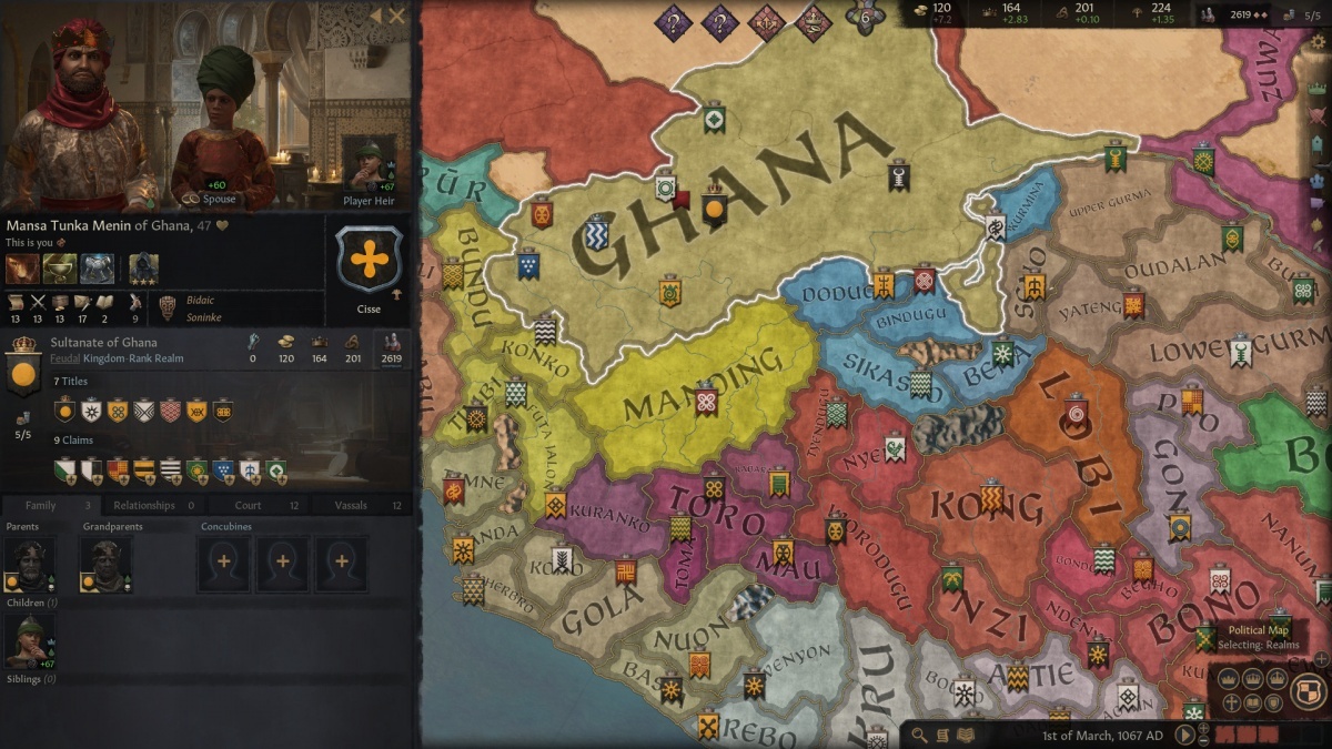 Screenshot for Crusader Kings III on PC