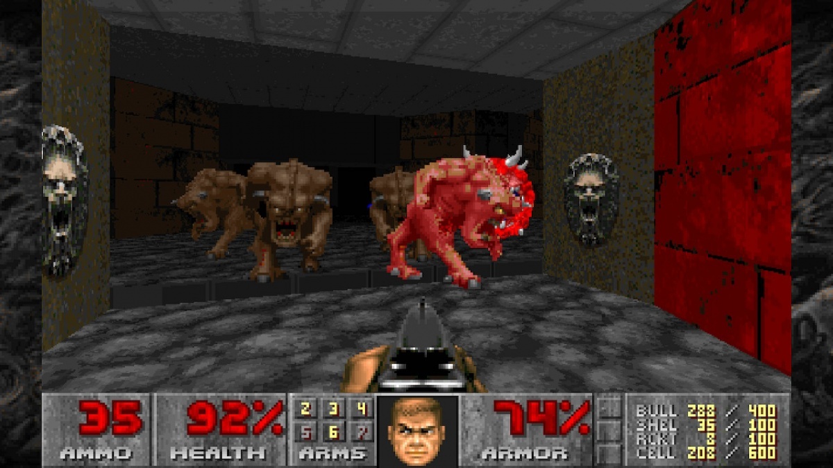 Screenshot for Doom (1993) on Nintendo Switch