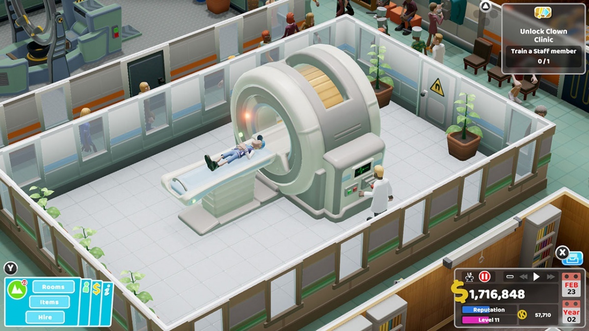 Screenshot for Two Point Hospital on Nintendo Switch