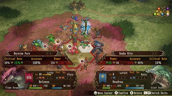 Screenshot for Brigandine: The Legend of Runersia on Nintendo Switch