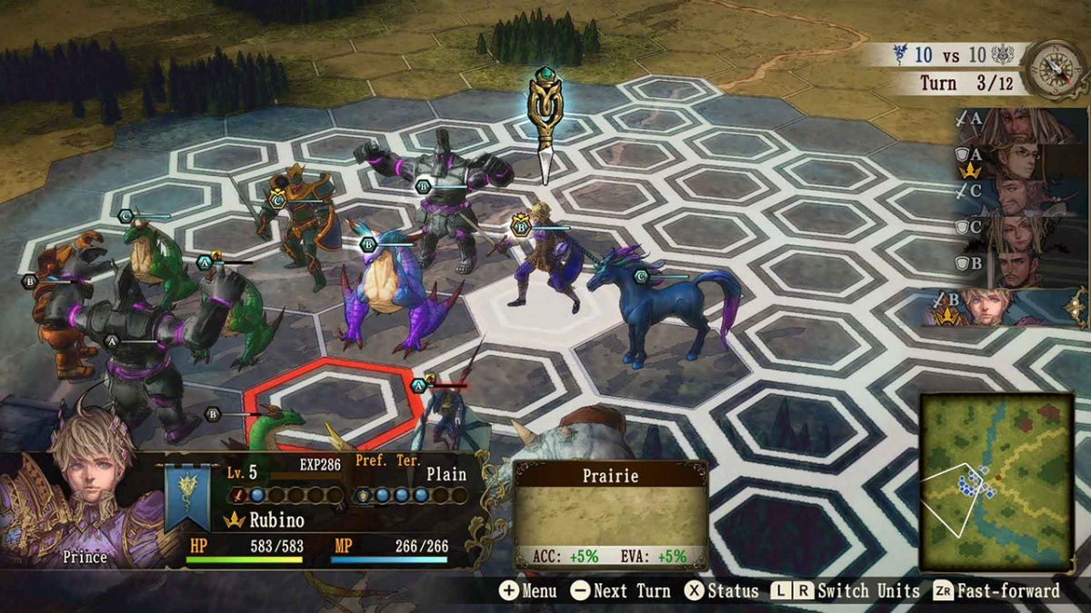 Screenshot for Brigandine: The Legend of Runersia on Nintendo Switch