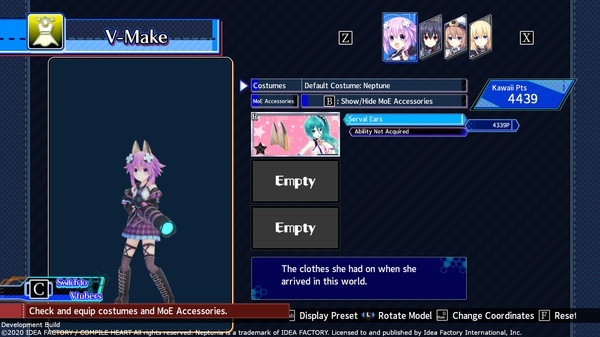 Screenshot for Neptunia Virtual Stars on PlayStation 4