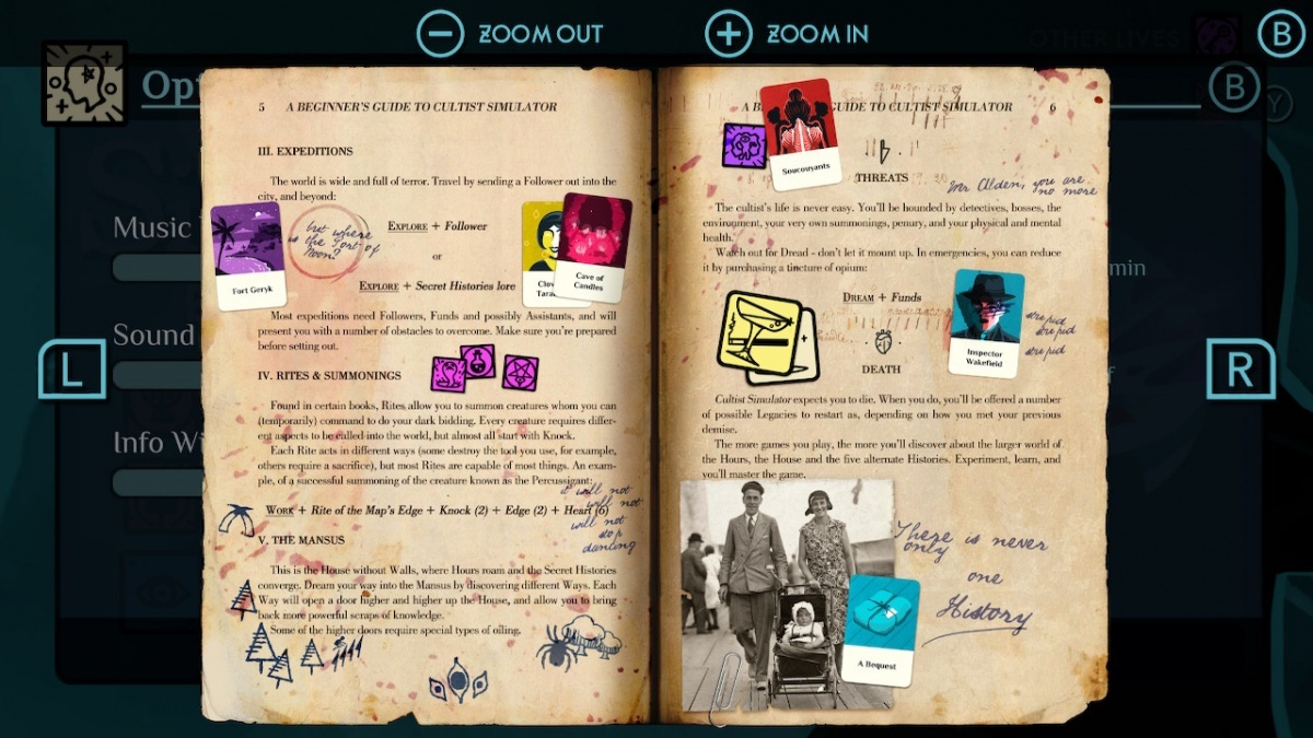 Screenshot for Cultist Simulator: Initiate Edition on Nintendo Switch