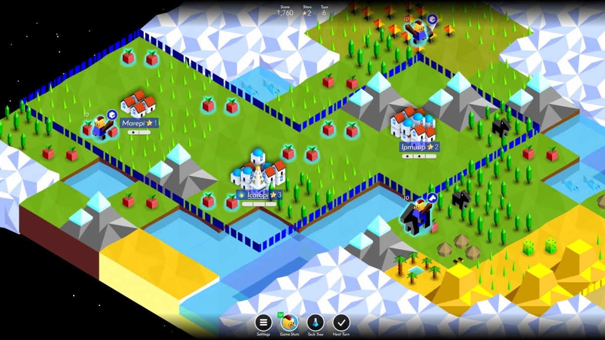 Screenshot for Battle of Polytopia on PC