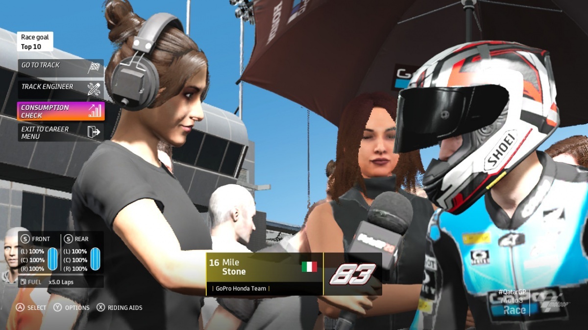 Screenshot for MotoGP 20 on Nintendo Switch