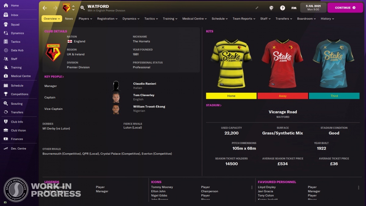 Screenshot for Football Manager 2022 on PC