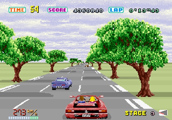 Screenshot for Out Run on Arcade