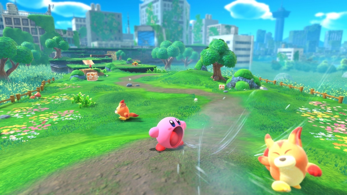 Screenshot for Kirby and the Forgotten Land on Nintendo Switch