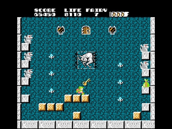 Screenshot for Solomon's Key on NES