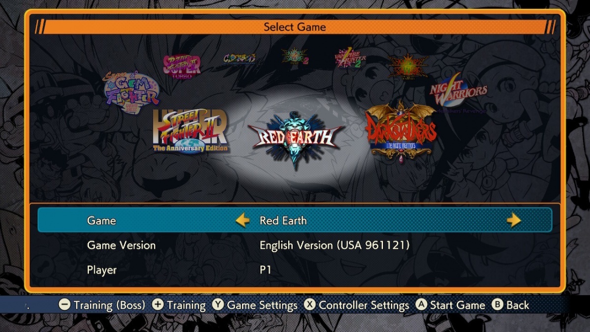 Screenshot for Capcom Fighting Collection on Nintendo Switch