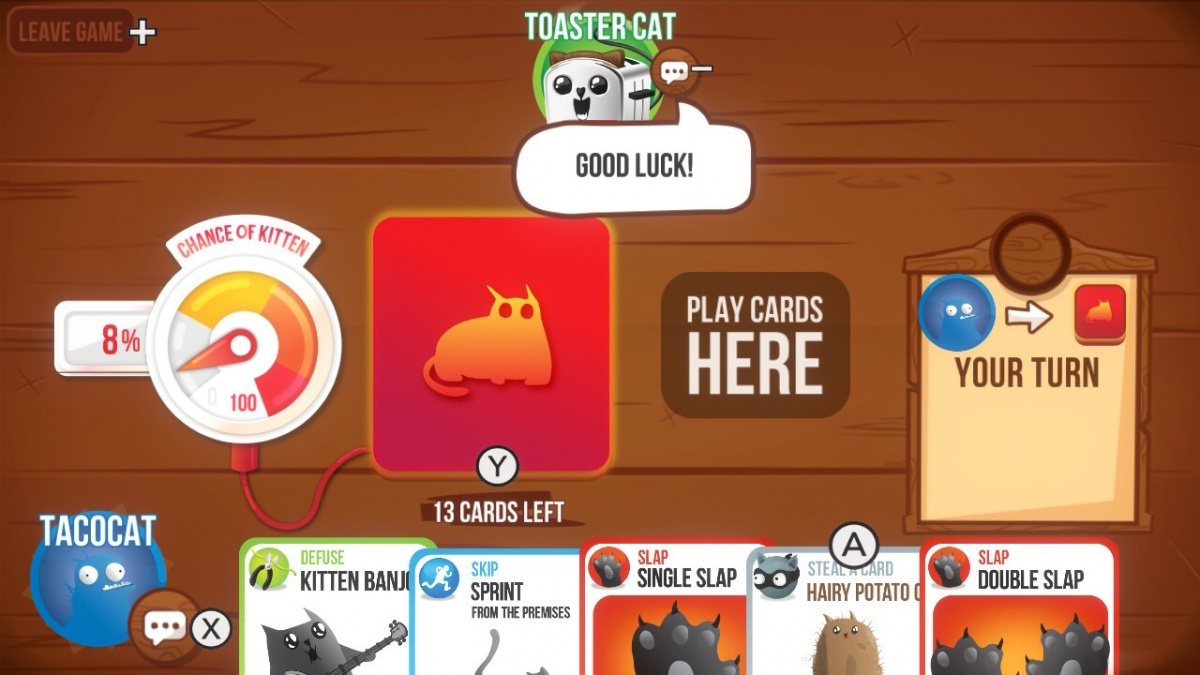 Screenshot for Exploding Kittens on Nintendo Switch