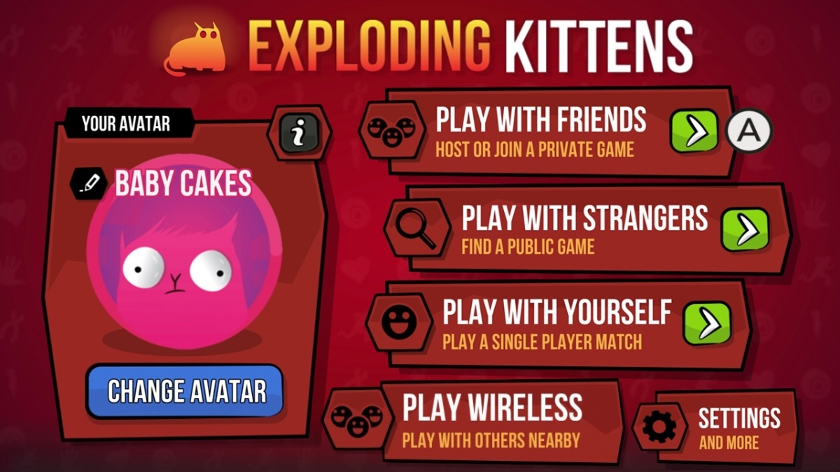 Screenshot for Exploding Kittens on Nintendo Switch