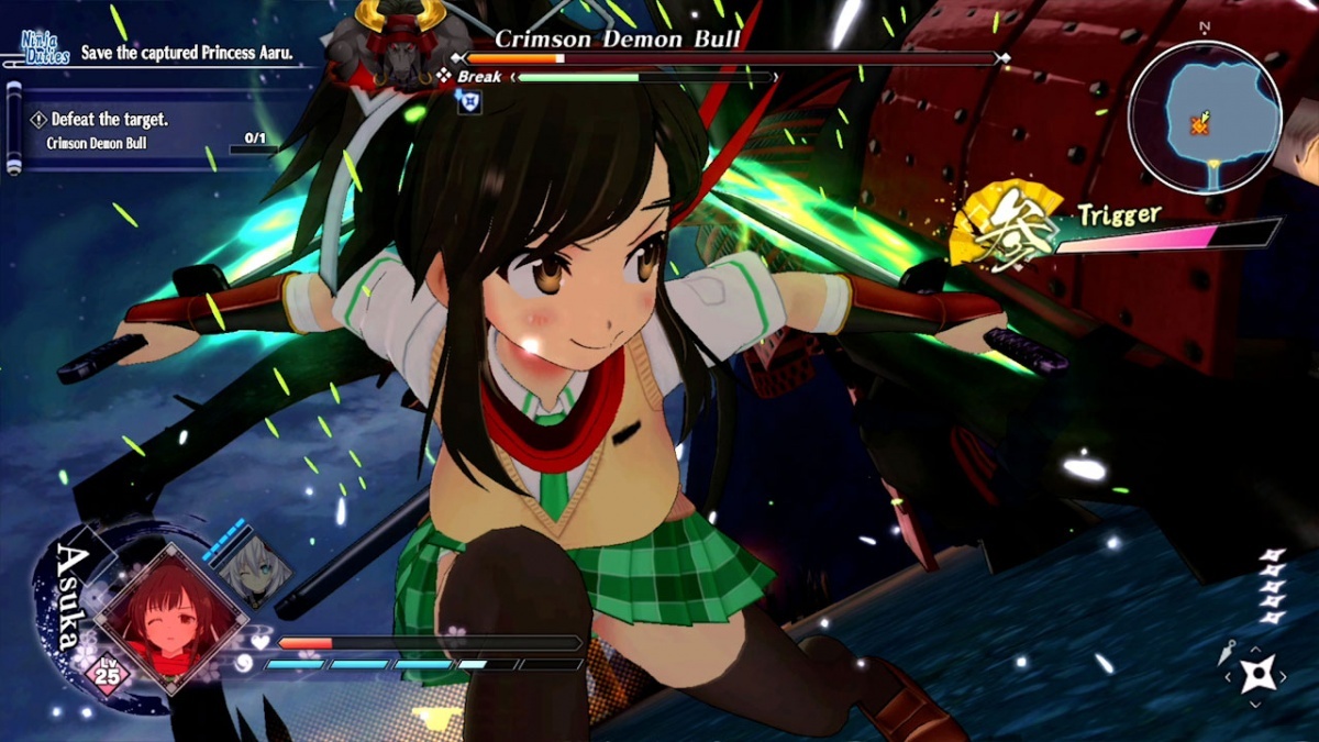 Screenshot for Neptunia x Senran Kagura: Ninja Wars on Nintendo Switch