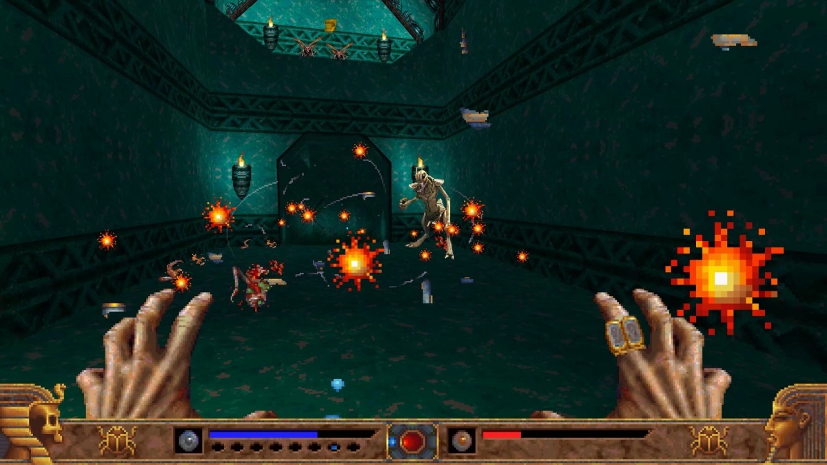 Screenshot for PowerSlave Exhumed on Nintendo Switch