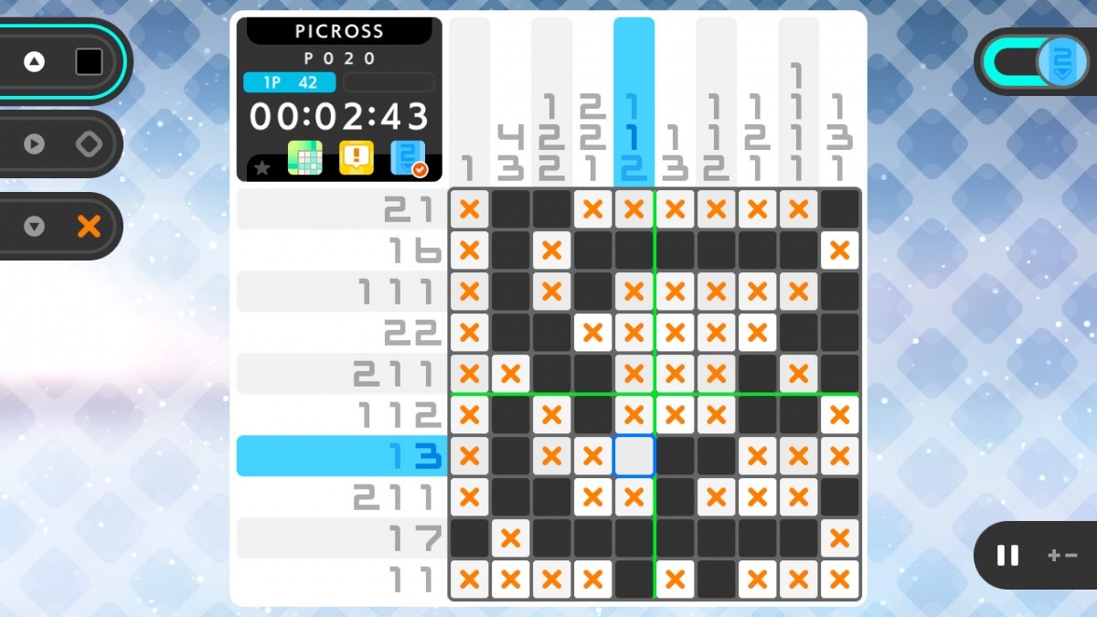 Screenshot for Picross S7 on Nintendo Switch