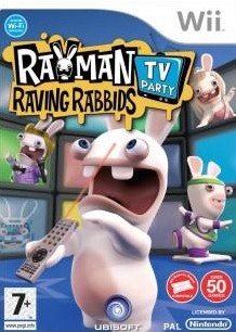 Box art for Rayman Raving Rabbids: TV Party
