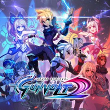 Box art for Azure Striker Gunvolt 2