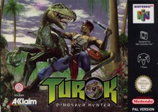 Box art for Turok: Dinosaur Hunter