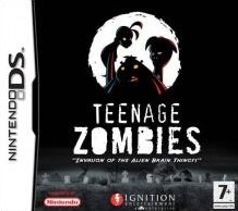 Box art for Teenage Zombies: Invasion of the Alien Brain Thingys