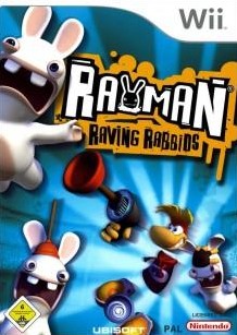 Box art for Rayman Raving Rabbids