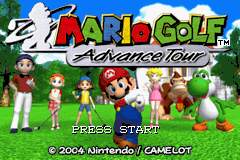 Screenshot for Mario Golf: Advance Tour on Game Boy Advance