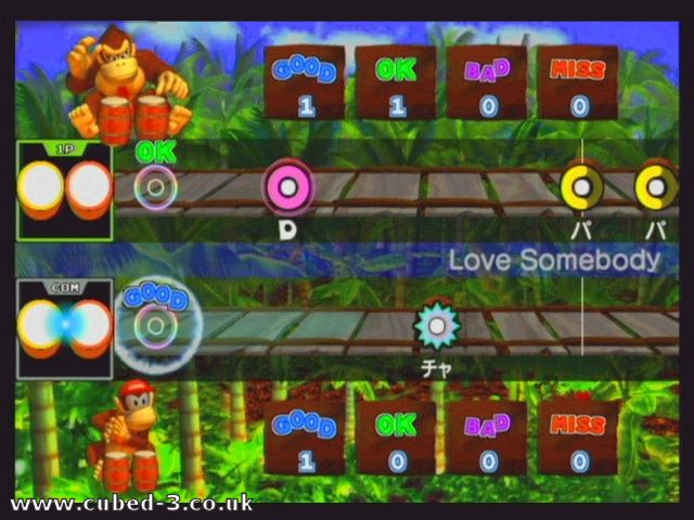 Screenshot for Donkey Konga on GameCube