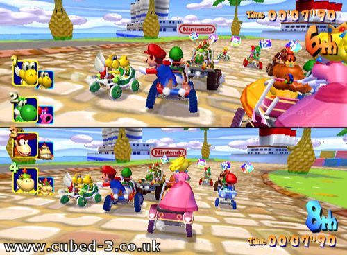 Screenshot for Mario Kart: Double Dash (Hands On) on GameCube