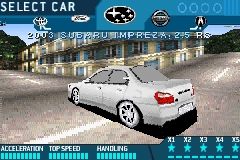 Screenshot for Need for Speed: Underground 2 on Game Boy Advance