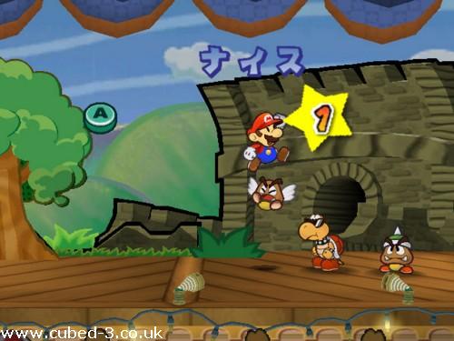 Screenshot for Paper Mario The Thousand Year Door (Hands On) on GameCube