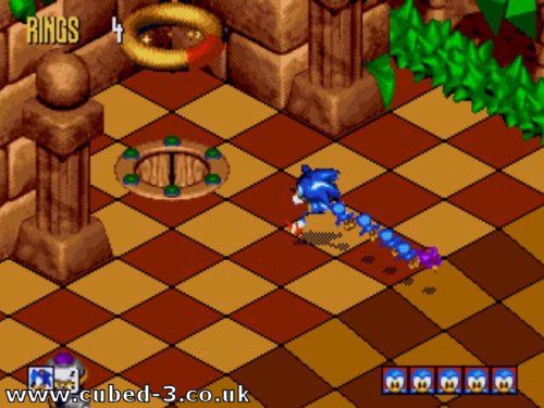 Screenshot for Sonic Gems Collection on GameCube