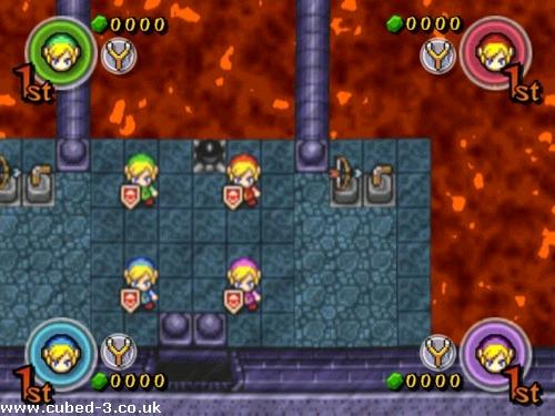 Screenshot for The Legend of Zelda: Four Swords Adventures on GameCube