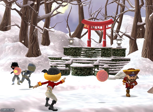 Screenshot for Pirates VS Ninjas Dodgeball on Wii