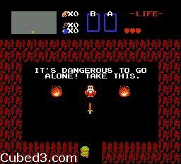 Screenshot for The Legend of Zelda on NES
