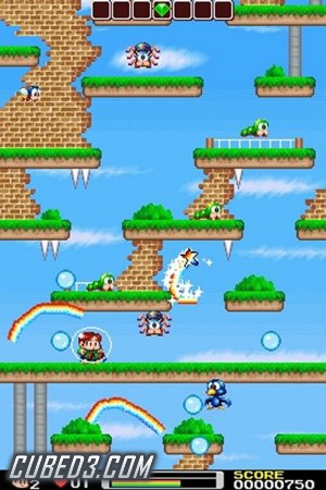Screenshot for Rainbow Islands Revolution on Nintendo DS