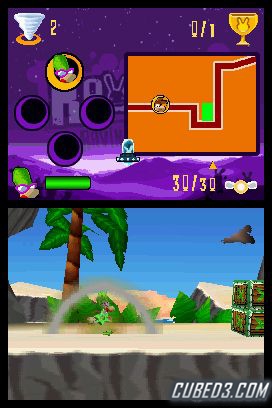 Screenshot for Rayman Raving Rabbids on Nintendo DS