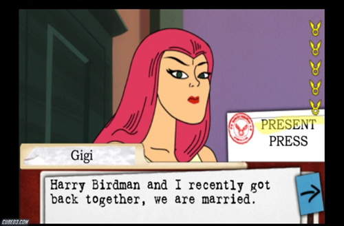 Screenshot for Harvey Birdman: Attorney At Law on Wii