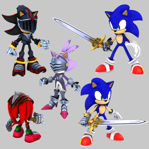 Image for Sonic and the Black Knight Character Renders