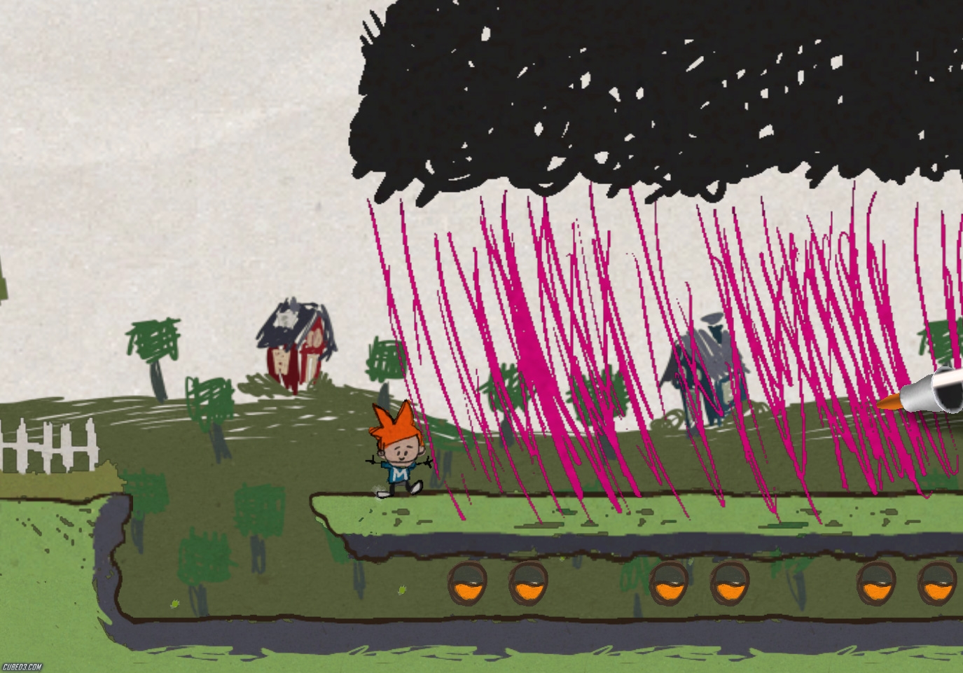 Screenshot for Max and the Magic Marker (Hands-On) on Wii