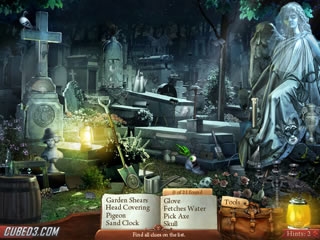 Screenshot for Midnight Mysteries: The Edgar Allan Poe Conspiracy on Nintendo DS
