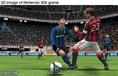 Screenshot for Pro Evolution Soccer 2011 3D on Nintendo 3DS