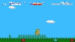 Screenshot for NES Classics: Zelda II: The Adventure of Link - click to enlarge