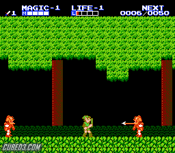 Screenshot for Zelda II: The Adventure of Link on NES
