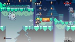 Screenshot for Mutant Mudds Deluxe - click to enlarge