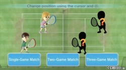 Screenshot for Wii Sports Club - Tennis - click to enlarge