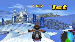 Screenshot for Snow Moto Racing 3D (Hands-On) - click to enlarge