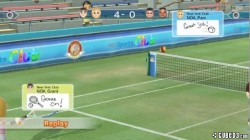Screenshot for Wii Sports Club - Tennis - click to enlarge