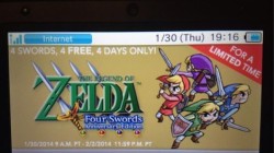 Screenshot for The Legend of Zelda: Four Swords  - click to enlarge