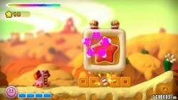 Screenshot for Kirby and the Rainbow Paintbrush - click to enlarge